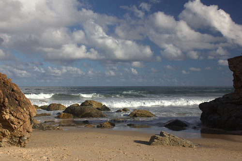 australia nsw lighthouse beach portmacquarie travel coast sea sand clouds sky