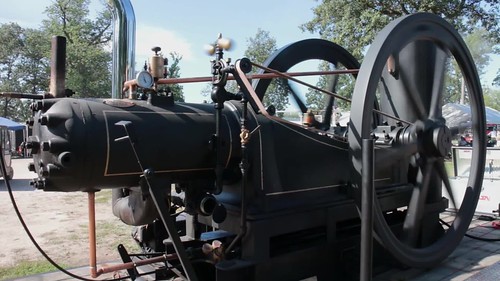 vintage video power engine steam gas tristate hitmiss portlandindiana flywhhel