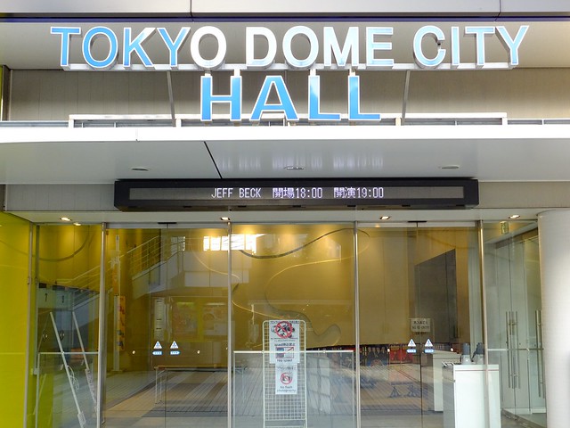 JEFF BECK JAPAN TOUR 2014@TOKYO DOME CITY HALL