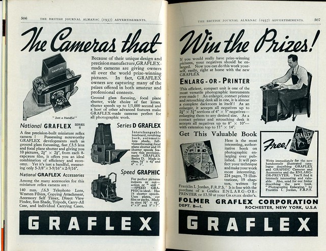 Graflex - The cameras that win the prizes - 1937