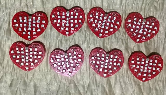 All Hearts soldered just in time