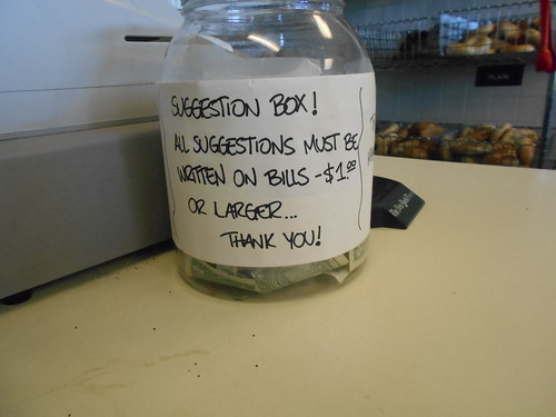 suggestion jar