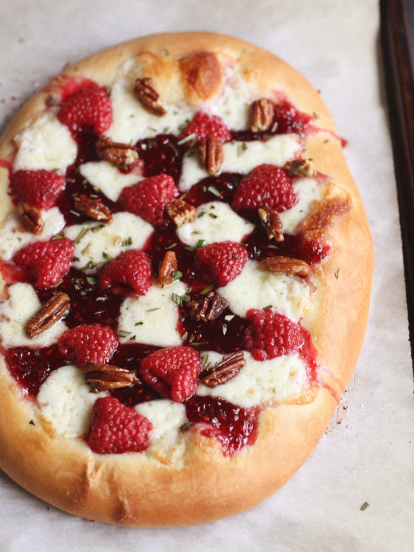 Raspberry Brie Pizza