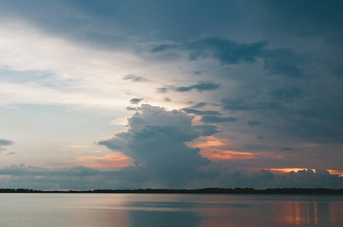 sunset lake clouds nikon florida central dora mount d90 35mmf18dx