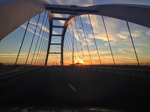 wales sunrise landscapes bridges newport