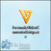 Doble click para instalar Freemake Video Converter