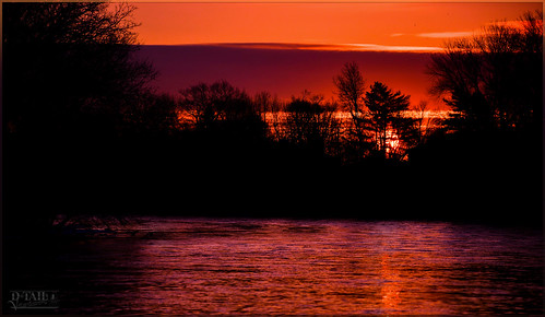 morning orange sun nature water silhouette contrast sunrise river soleil nikon flickr riviere des mille iles d7000 dtailvision