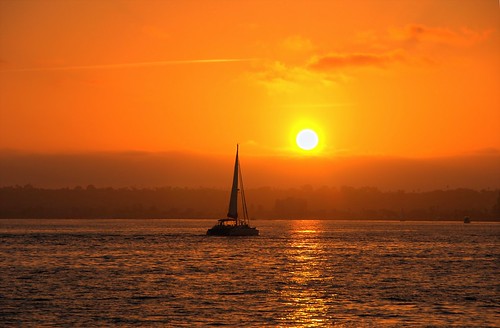california sunset silhouette sailboat sandiego sandiegoharbor