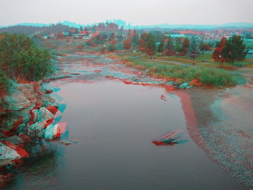 morning usa reflection water canon reflections 3d colorado rocks unitedstates picture anaglyph steam resort formation american springs co waters sulfur redblue pagosa americansouthwest 3dimensional mirrorimages 3dimages anaglyph3d springsresort pagosaspringssunrise