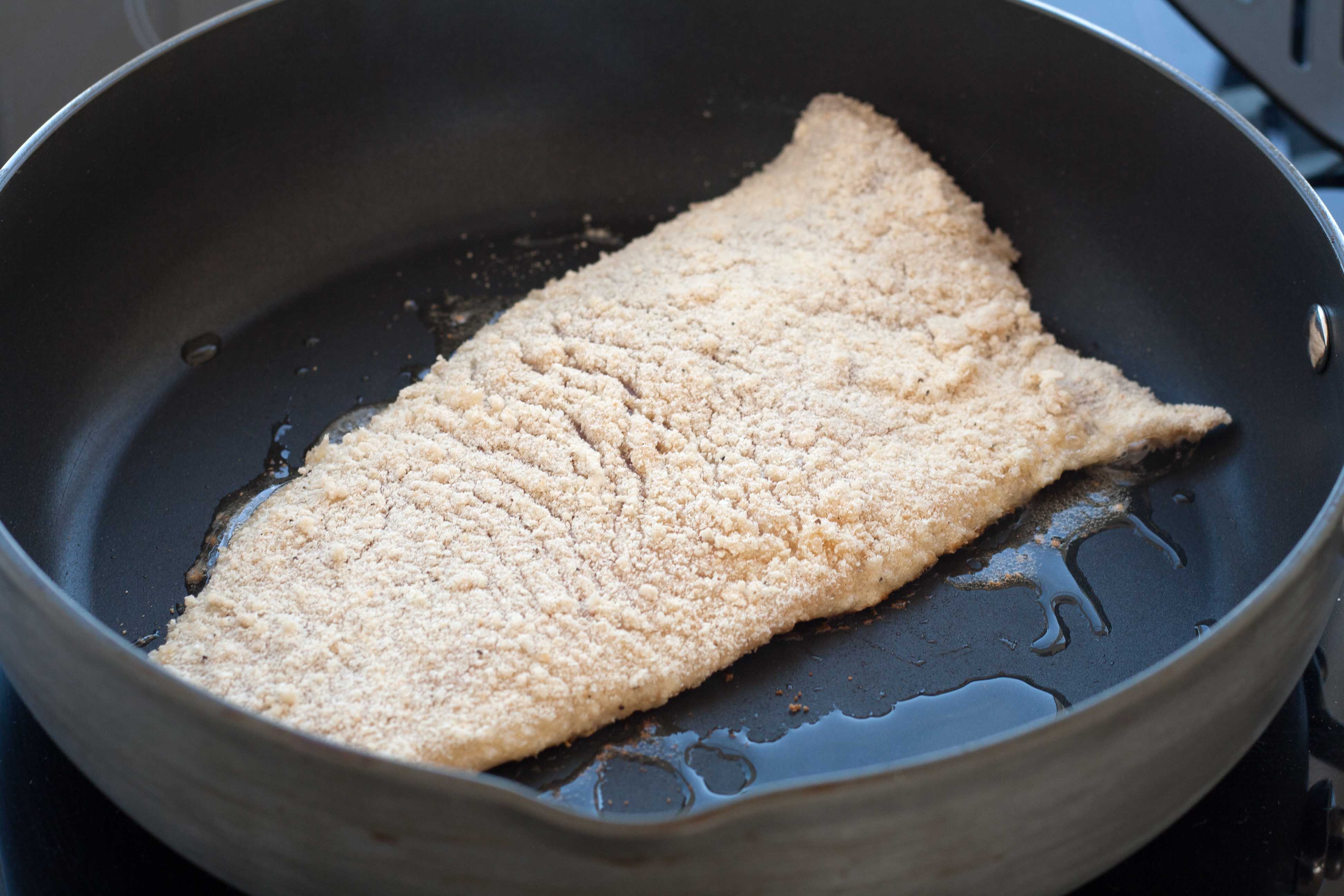 Recipe for Homemade Pan-Fried Coalfish with Rye Bread