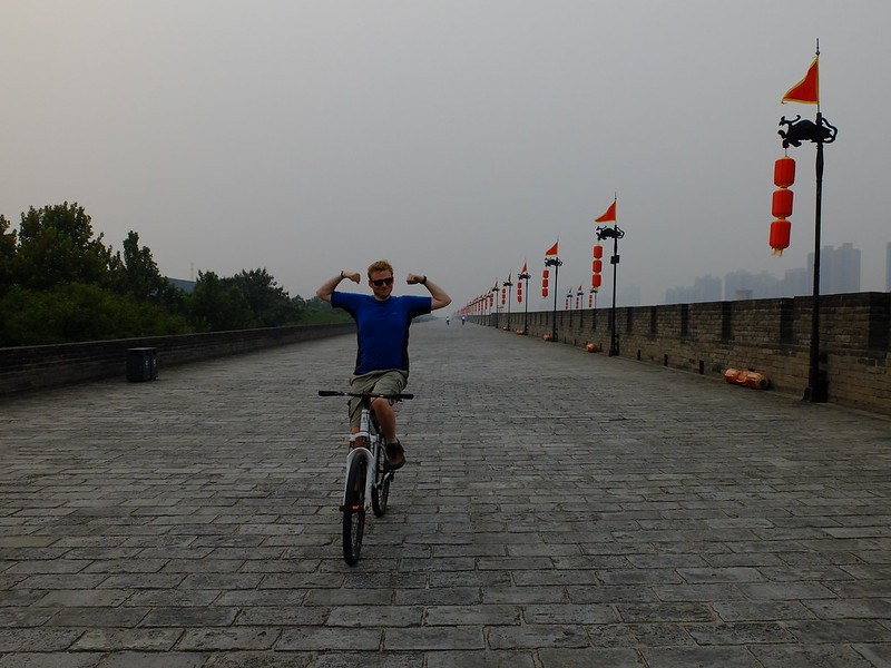 Cycling the Xi'an City Walls