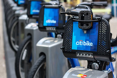 Citibike station in NYC