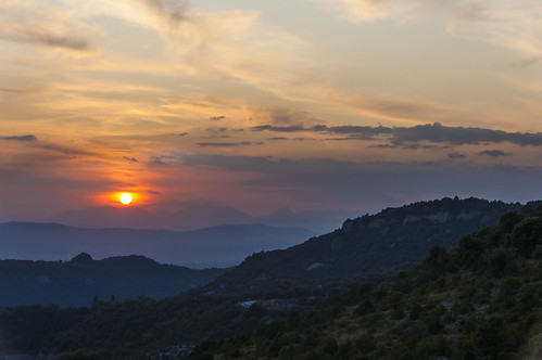 sunset sol nature landscape catalunya muntanya posta estiu paisatge núvols osona tavertet capvespre naturalesa