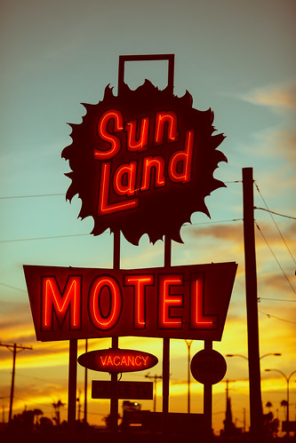 arizona mesa sunlandmotel usa unitedstates unitedstatesofamerica motel neon sunset fav10 fav25 fav50 fav100