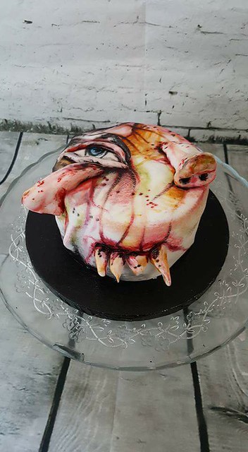 Cake by Shannon Elizabeth Dixon of Crooked Cake artist