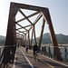 北漢江鐵橋，也是兩水鐵道自行車道最有名的路段，知名韓劇拍攝景點 : 天使之眼、Doctors