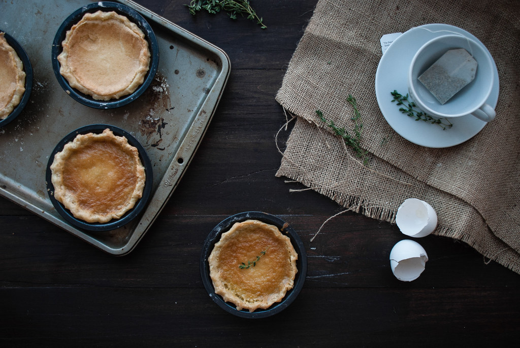 Chamomile Thyme Chess Pies