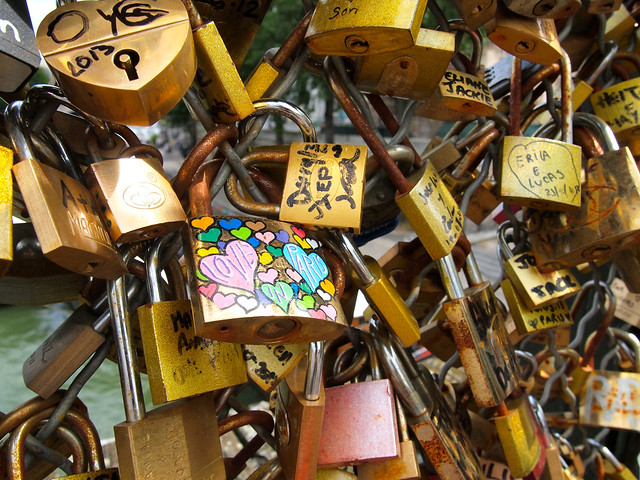 Pont des Arts love locks