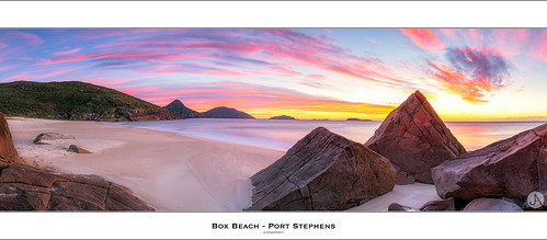 panorama seascape beach sunrise focus pano australia panoramic nsw nelsonbay portstephens leefilters boxbeach johnarmytage canon5dmark111 sigma35mmf14dg