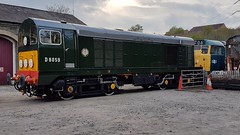Class 20 Diesel Locomotive D8059 at Avon Valley Railway