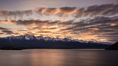 newzealand lake sunrise mountians d600