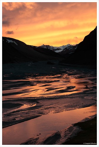 sunset mountains clouds canon river dusk indus ladakh nh21 5dmarkii