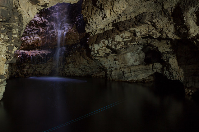 Underground Waterfall - Durness, Scotland