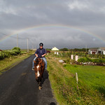 Irish Rainbows with horses and Matt Raible are my favorite thing :)