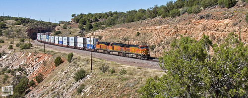 railroad arizona trains double railfan bnsf locomotives stacks