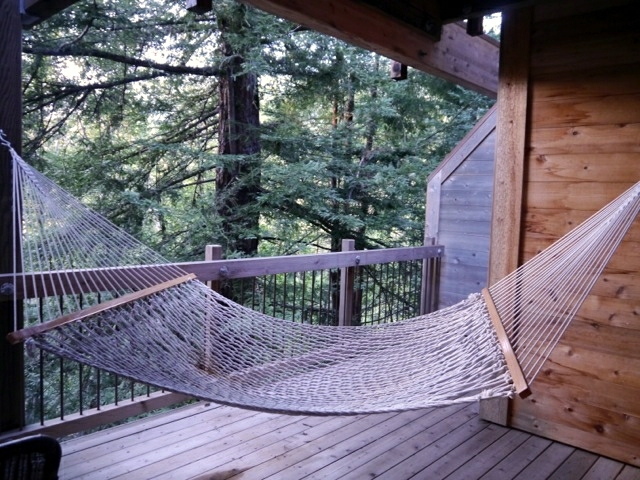 And finally, the amazing balcony with hammock and jacuzzi