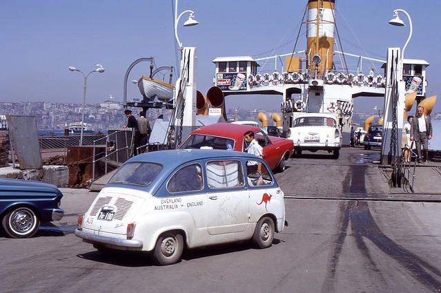 Bosphorus Ferry, Istanbul, Turkey, 1969