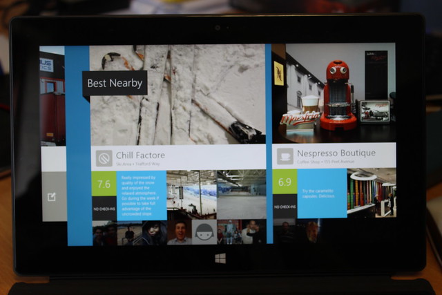 FourSquare on a Surface RT