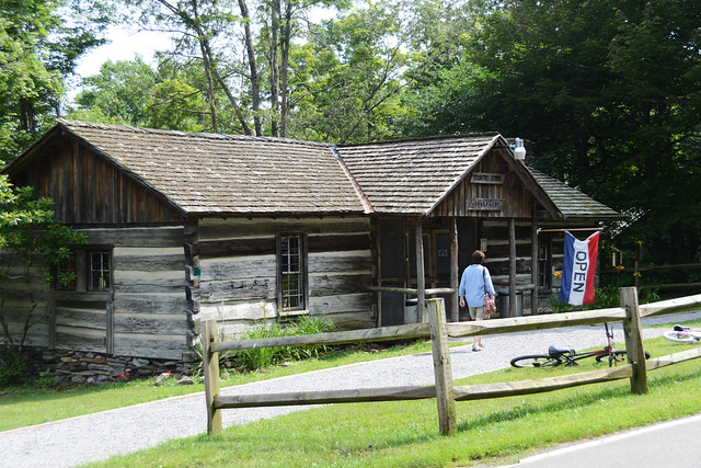 The camp store at Grayson Highlands is a hub of activity throughout the day and convenient to the campground