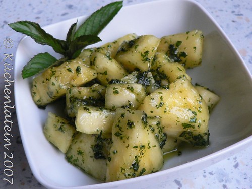 Pineapples with Mint Sugar 007