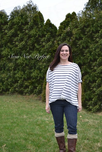 EYMM Women's Piko Top in size M by Bethany at Sew-Not-Perfect