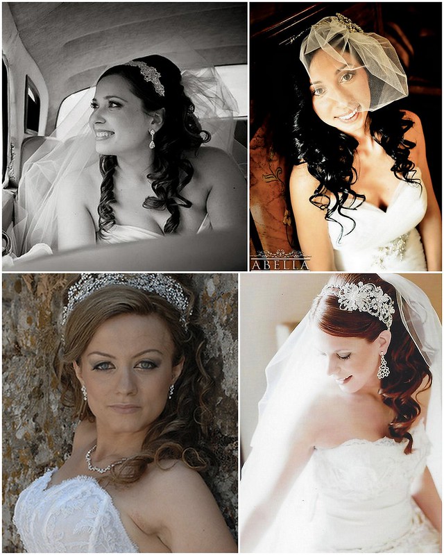 Real Bridal Styles Bride  Hair Inspiration - Long
