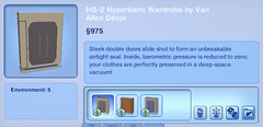 HB-2 Hyperbaric Wardrobe by Van Allen Decor