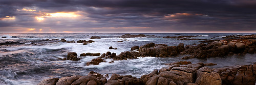 ocean b panorama clouds sunrise rocks seascapes australia tasmania sthelens akaroa beerbarrelbeach latestuploadsflickr