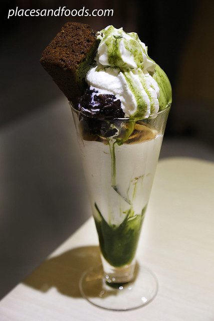 nana's green tea cafe Matcha “Gateaux Chocolat” Parfait