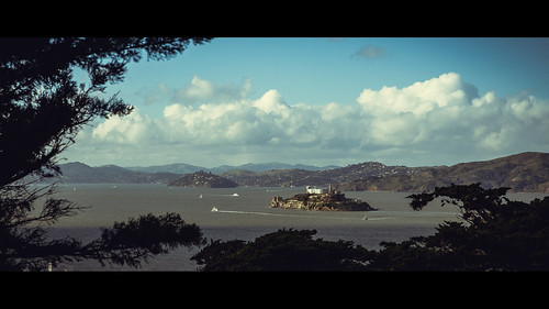 sanfrancisco alcatraz bay californy cinematic