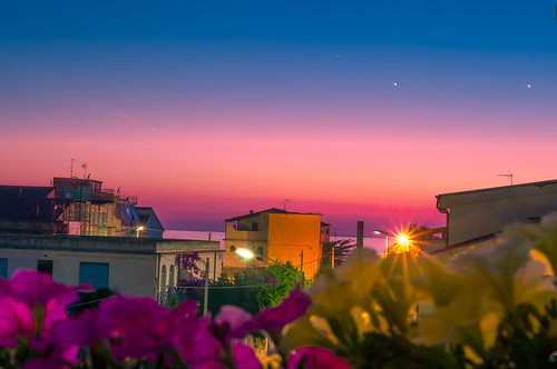 sunset summer colors sad view balcony realize thinghs pizzocalabro dontunderstand