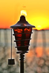 Derby W A - Jetty at Sunset - Lamp