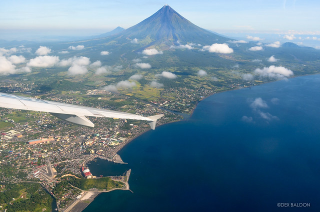 Aerial view of Legazpi City