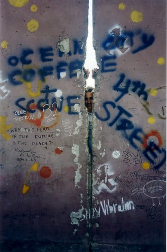 En el Muro de Berlín