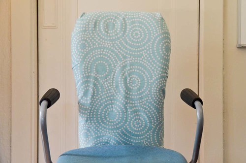 Finished Office Chair Slipcover