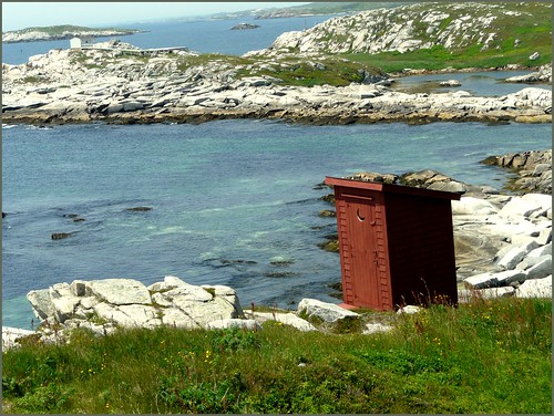 lighthouse newfoundland outhouse ribbet roseblanche