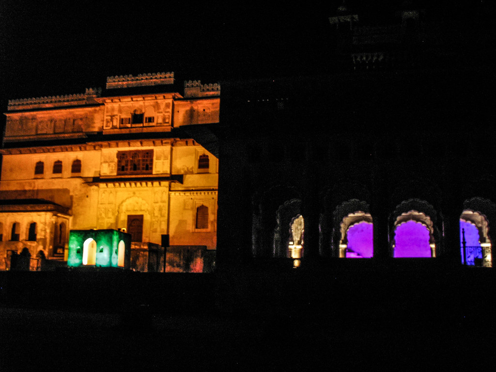 Light Show at Orchha, India