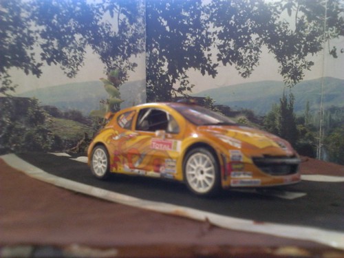 2000 rally super peugeot diorama s2000 207 diecast peugeot207