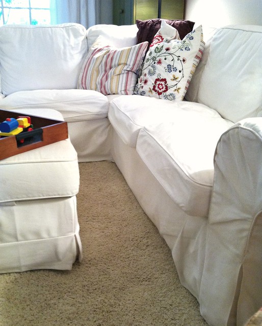 What retailers sell cheap sectional slipcovers?
