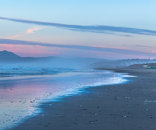 sf sanfrancisco morning pink beach water fog clouds sunrise sand foggy oceanbeach sunrises